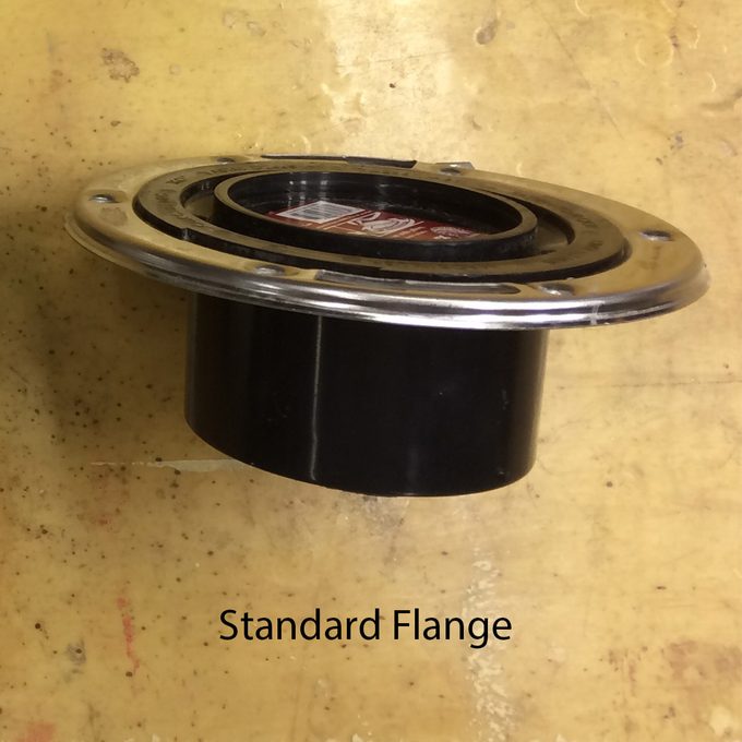 standard toilet flange with stainless steel ring