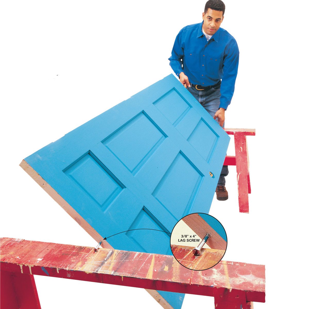 Topsy-Turvy Door Painting