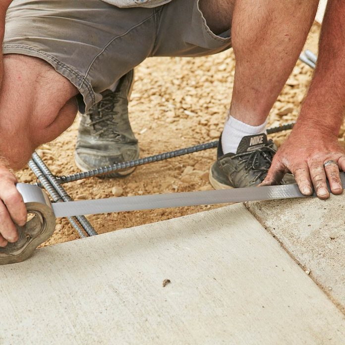 Protect adjoining concrete