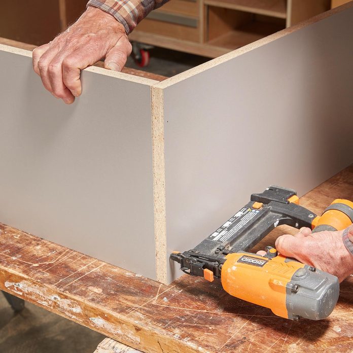 Pin panels before screws