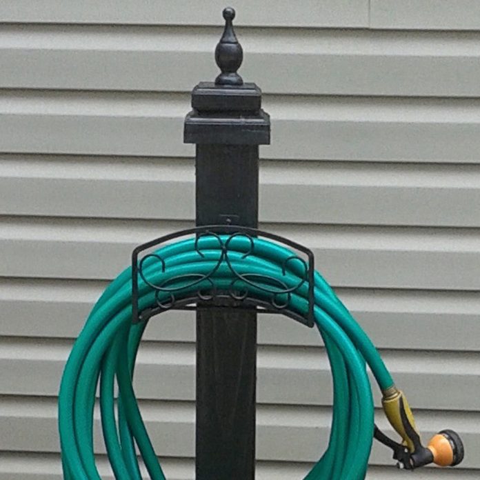 garden-hose-holder Remove or Tape Around Obstacles