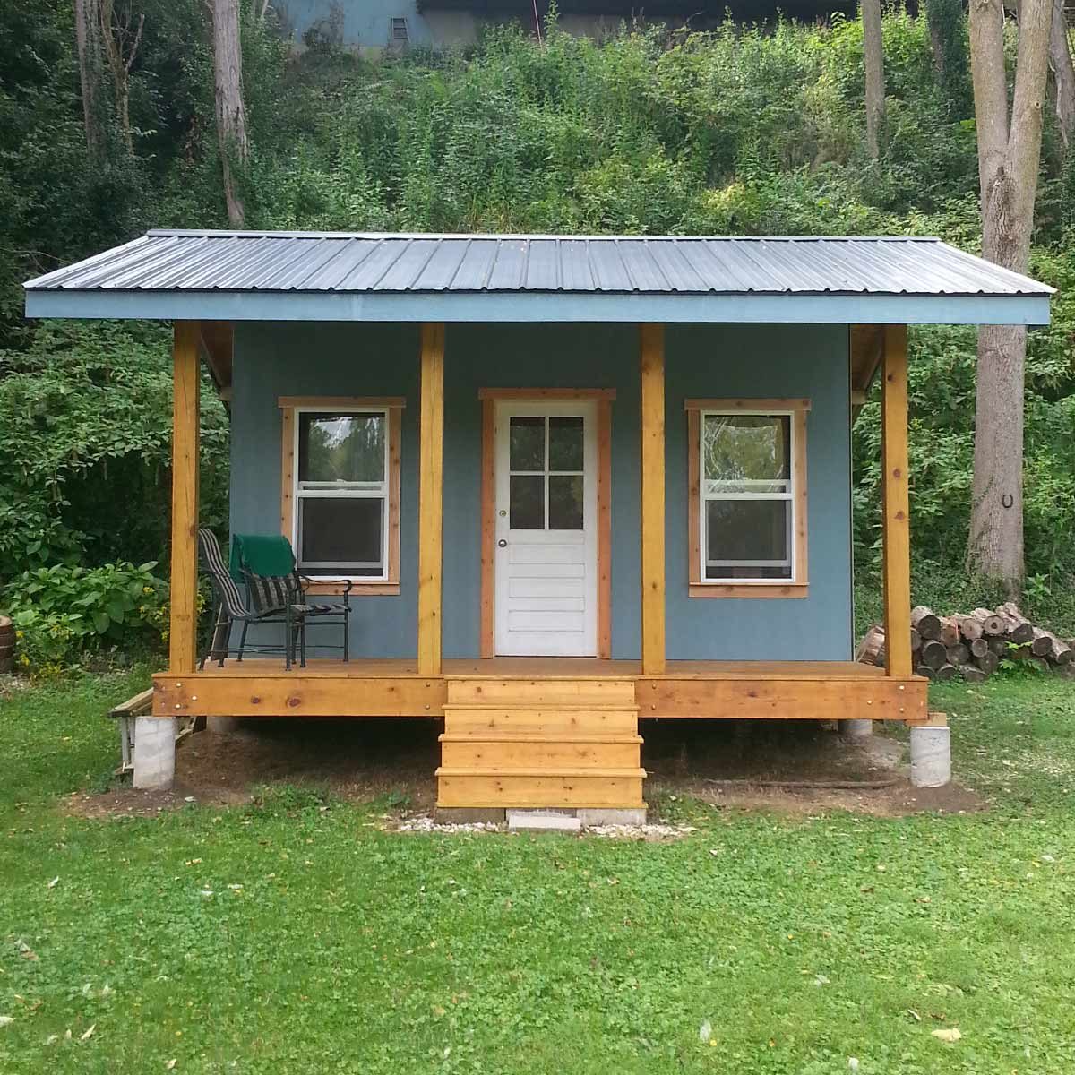 Lakeside Shed Plus Shelter