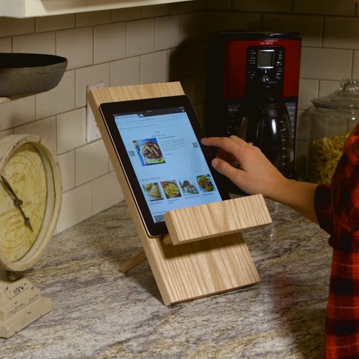 simple tablet stand DIY tablet stand