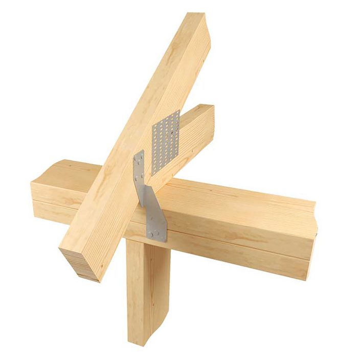 Top plate anchor tying the trusses together | Construction Pro Tips