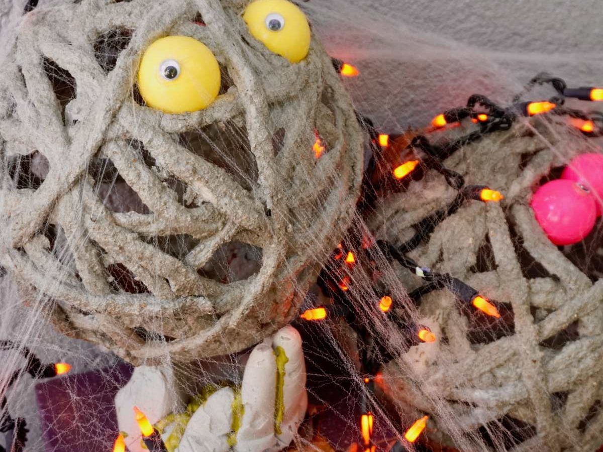 Concrete Mummy Halloween Creations