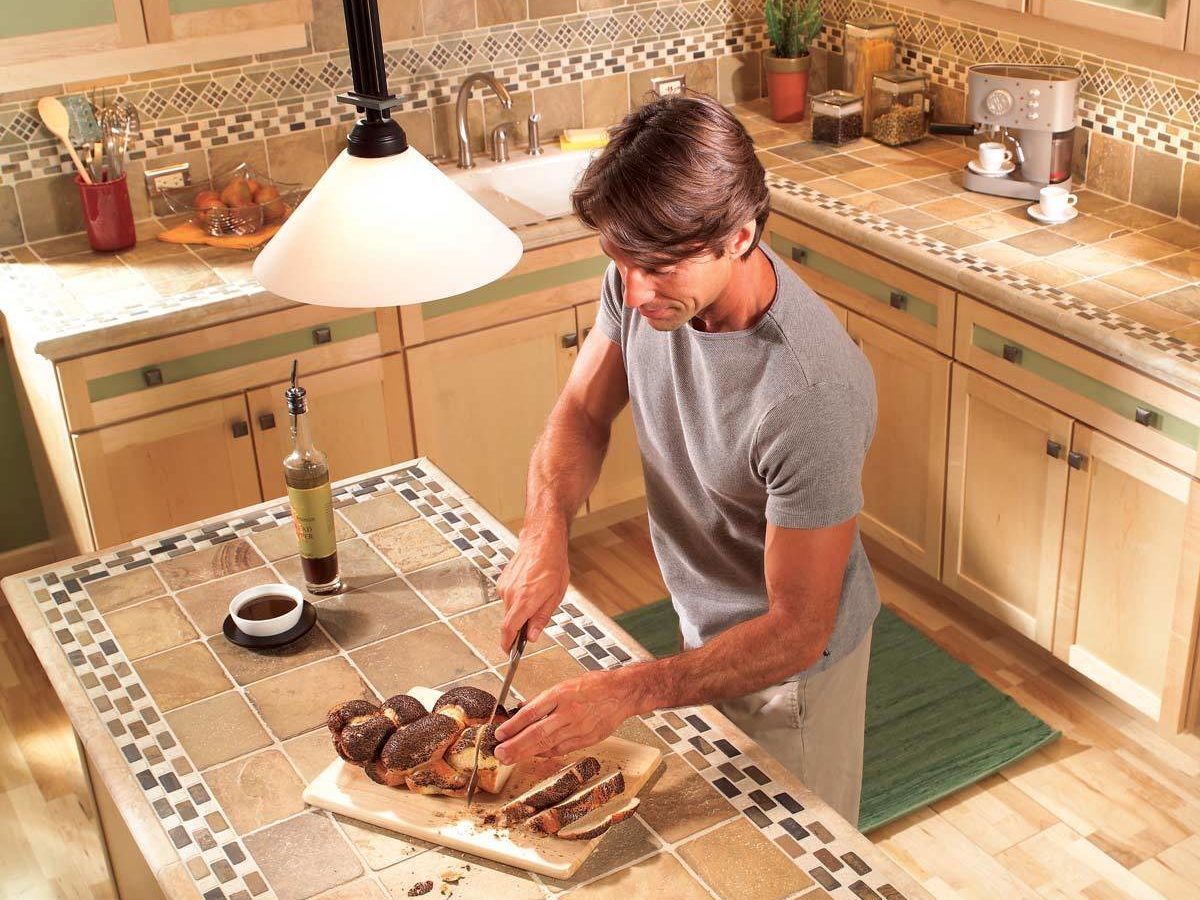 Ceramic Tile New Countertop: Pros