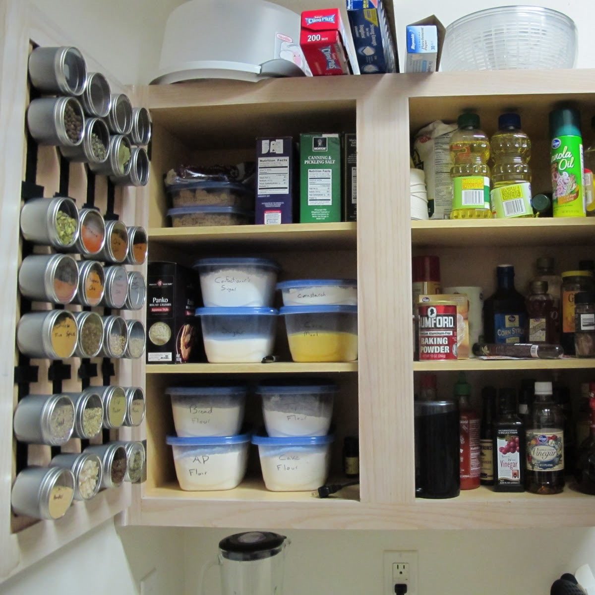 Cabinet Door Spice Rack