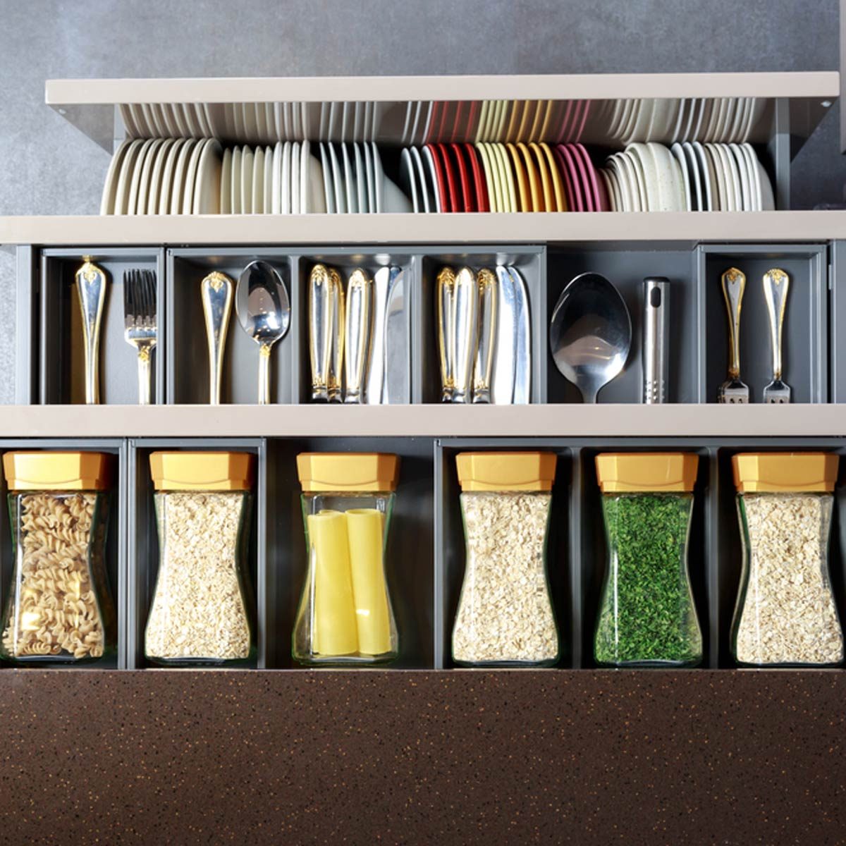 minimal spice rack 674162554_03 minimalist kitchen organizer storage silver ware plates spices