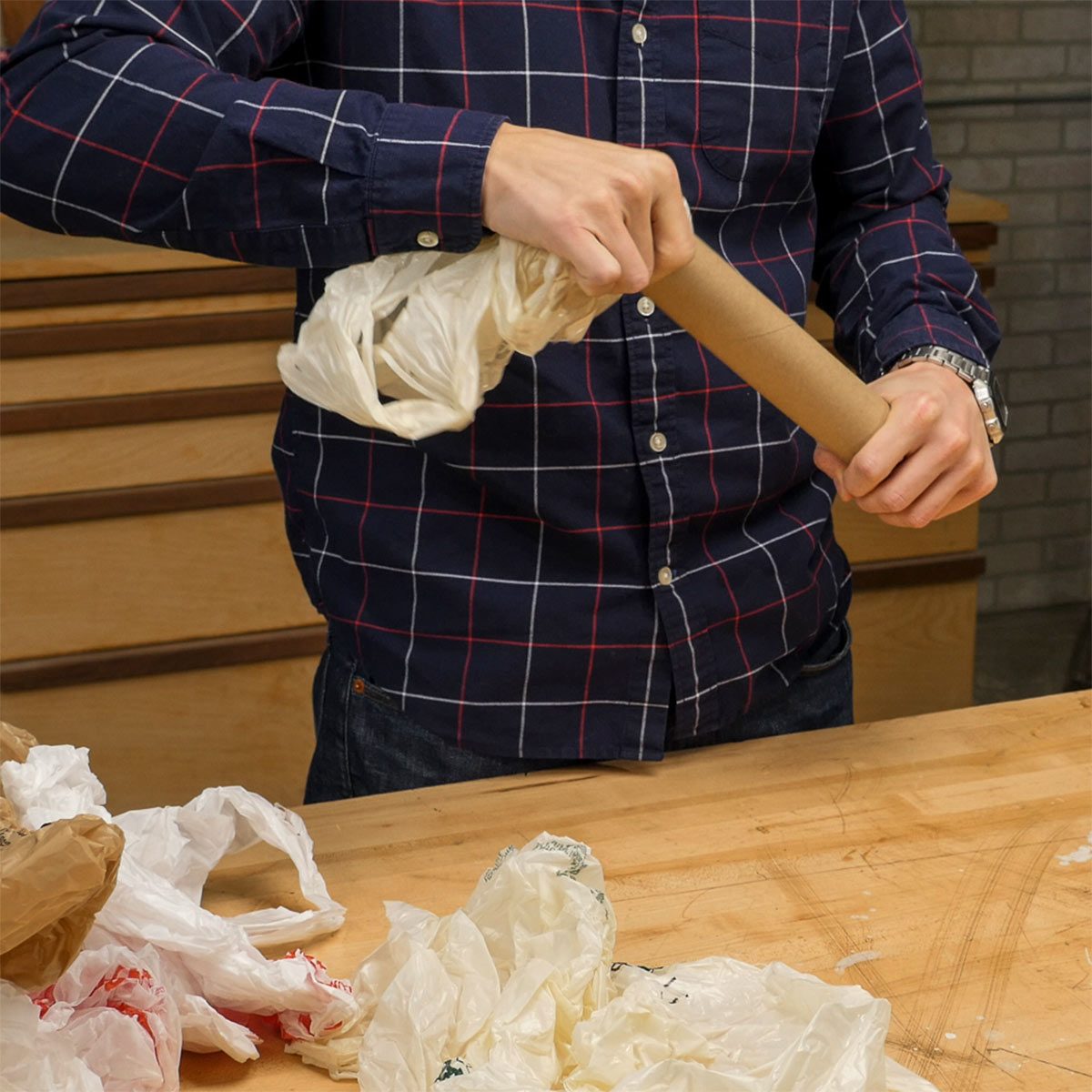 Paper Towel Roll Bag Storage