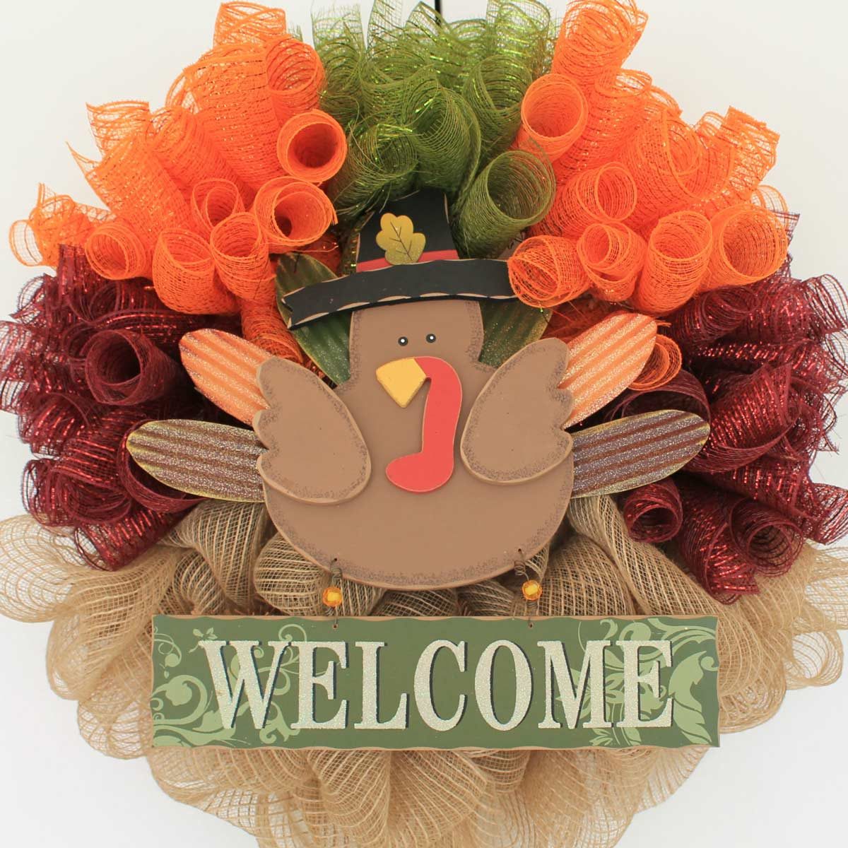 Thanksgiving Turkey Wreath