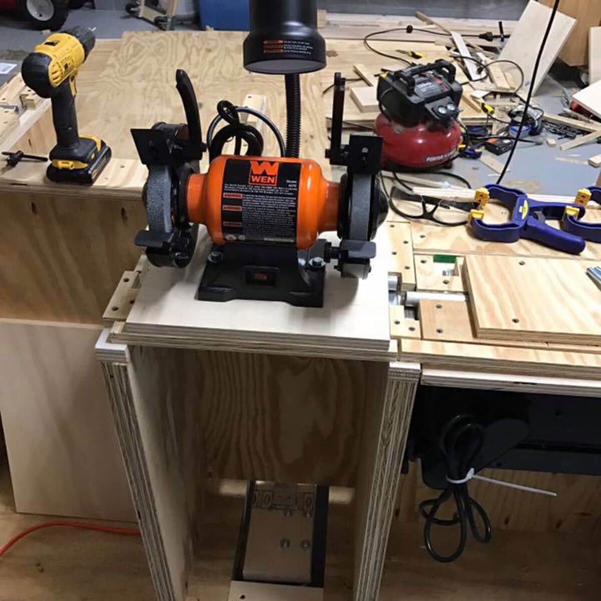 flip-top workbench