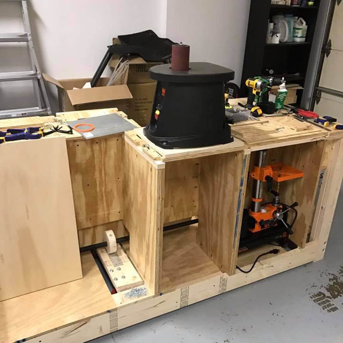 workbench tool storage