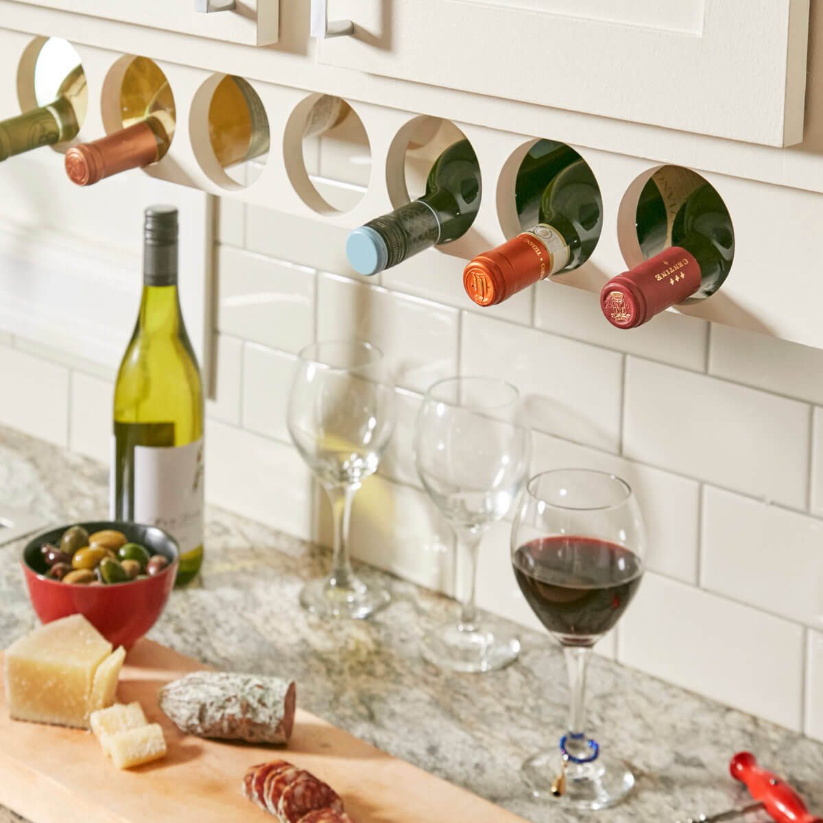 Under-Cabinet Wine Rack