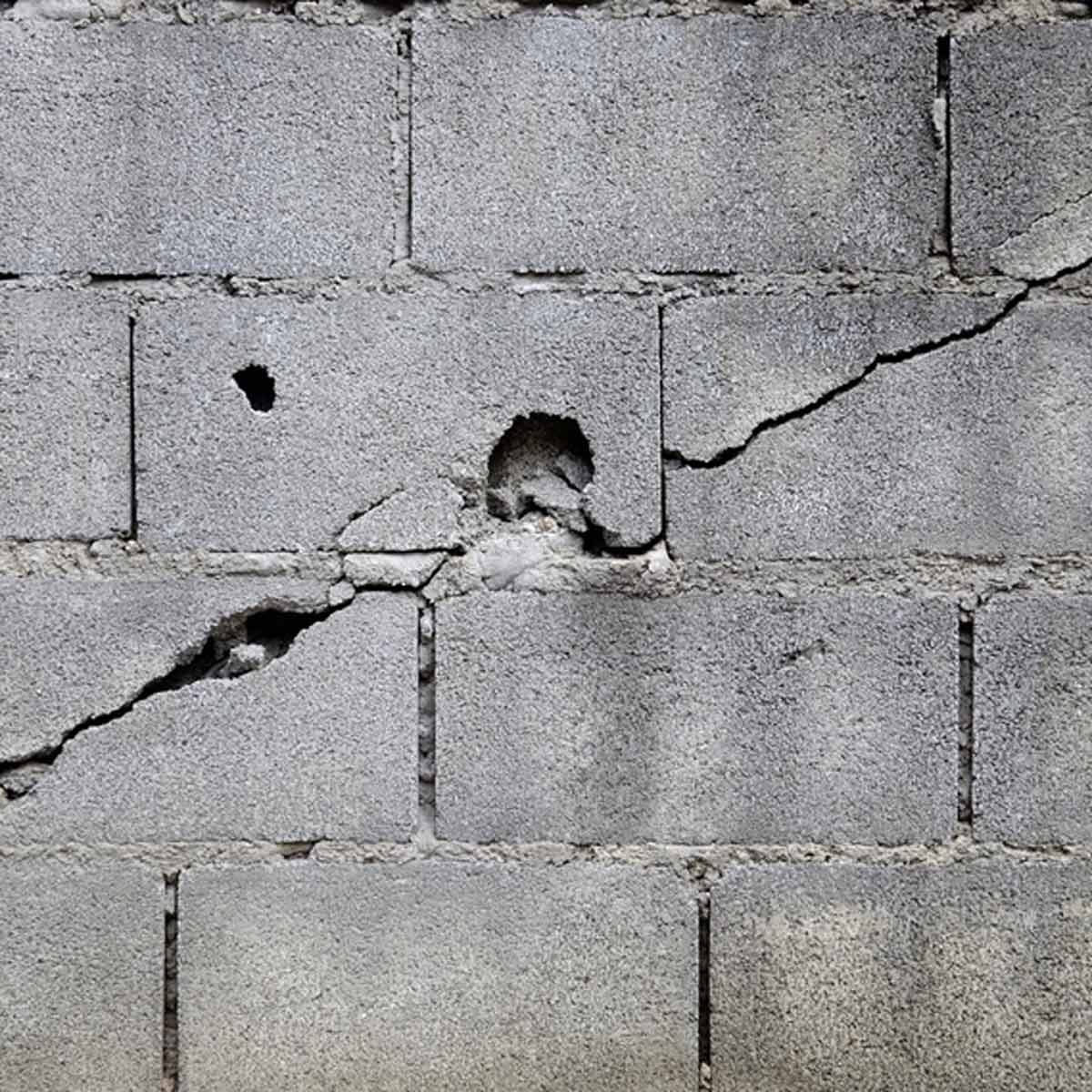 cracked foundation