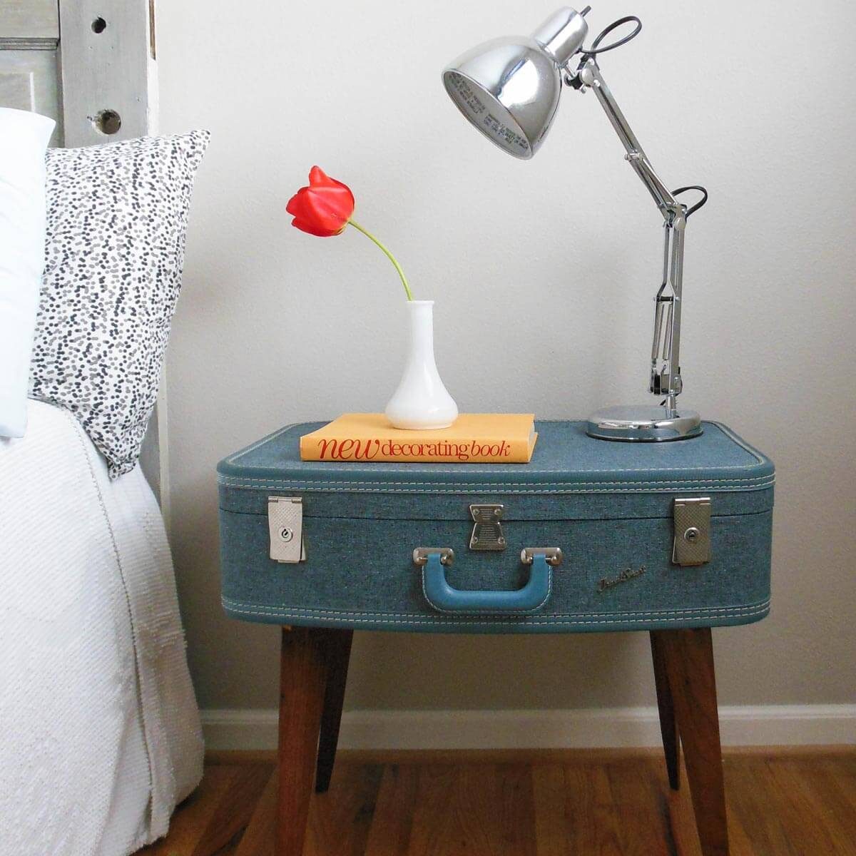 Suitcase Nightstand