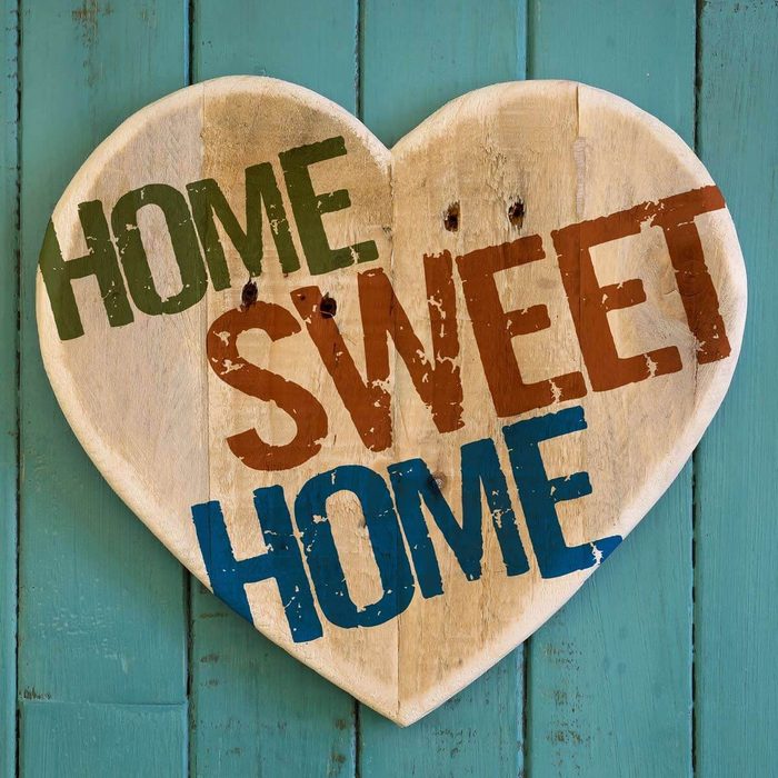 wood art home sweet home sign