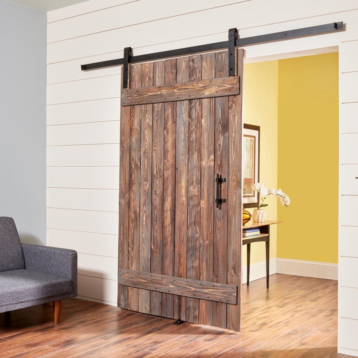 DIY Rustic Barn Door and Hardware