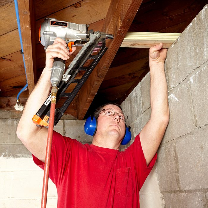 Install blocking between joists | Construction Pro Tips