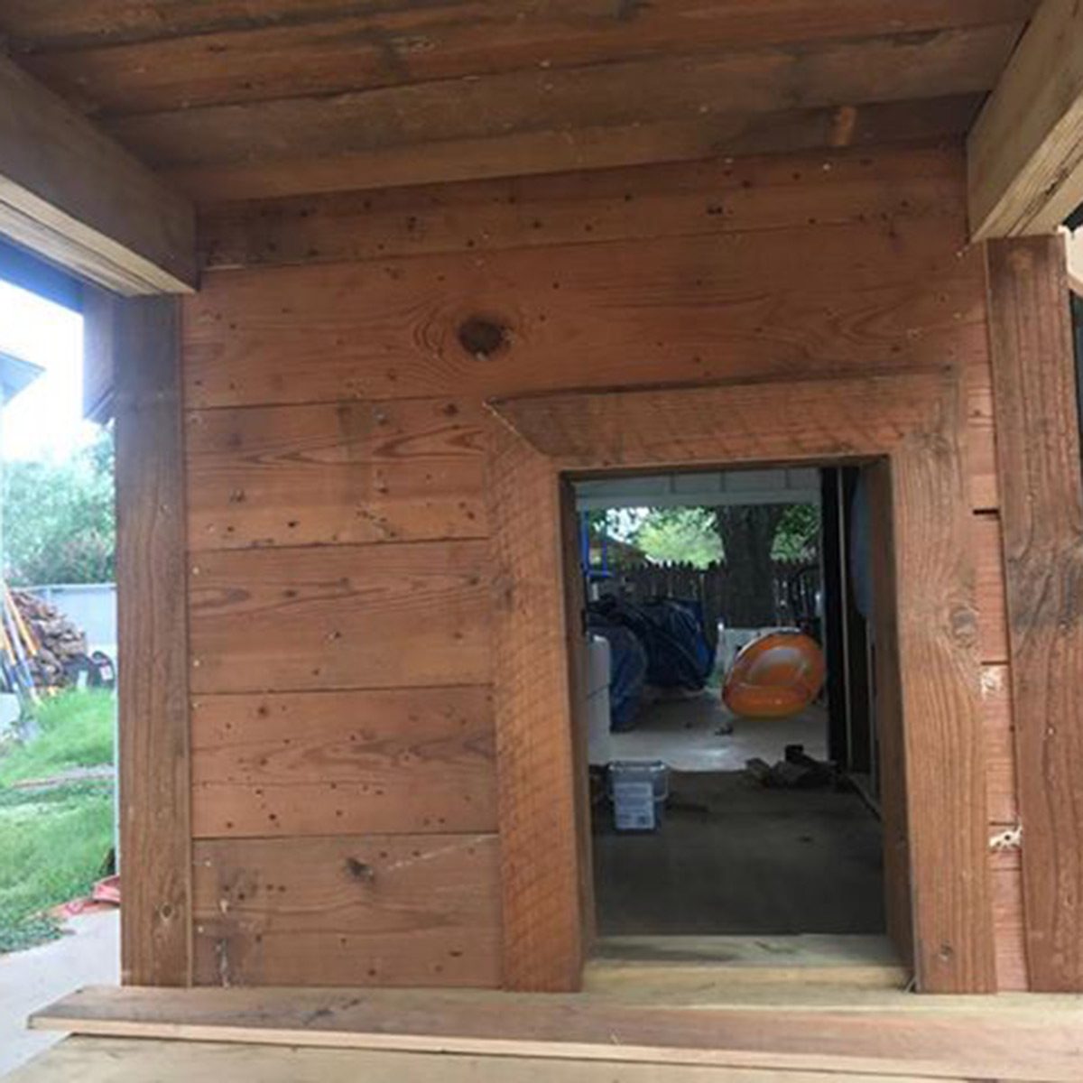 dog house front entrance