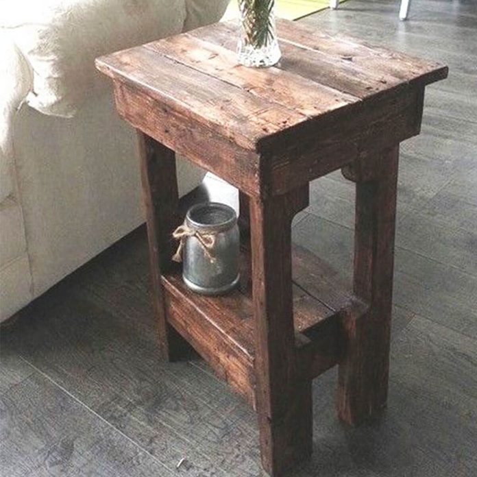 pallet end table