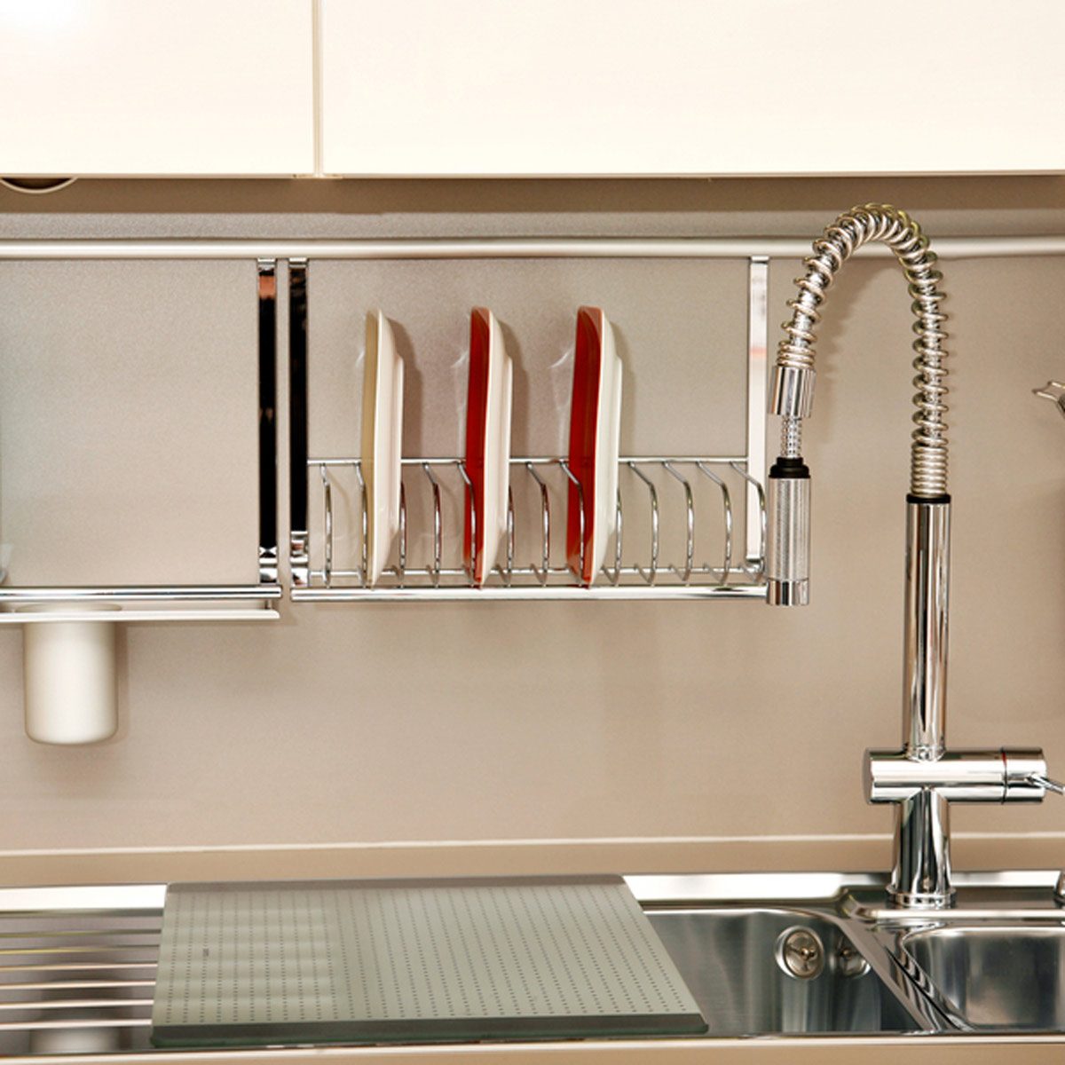 shutterstock_131620481 above the sink kitchen storage rack