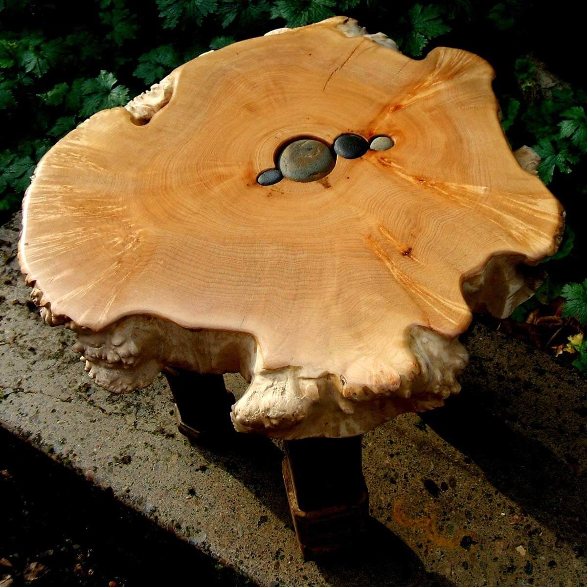 stump stool broken table legs