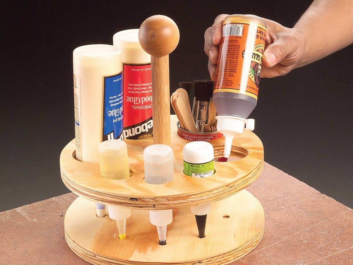 glue bottle caddy