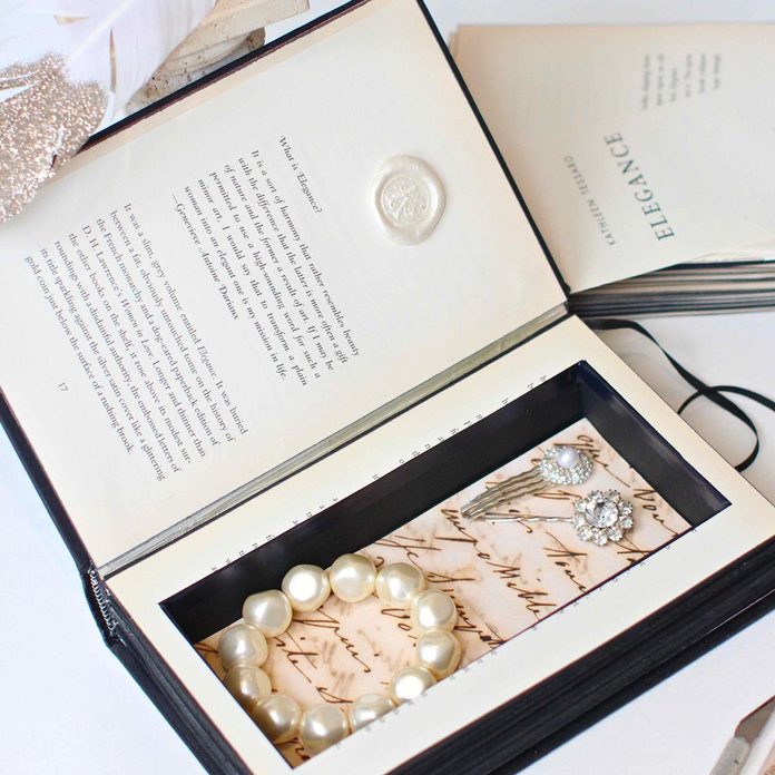 old book secret jewelry box