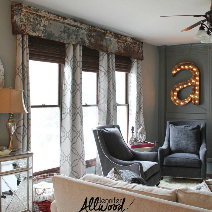 Metal Window Topper Home decor