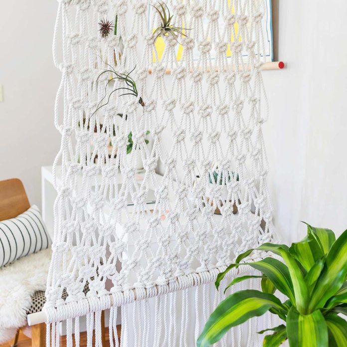 Macrame DIY Room Divider