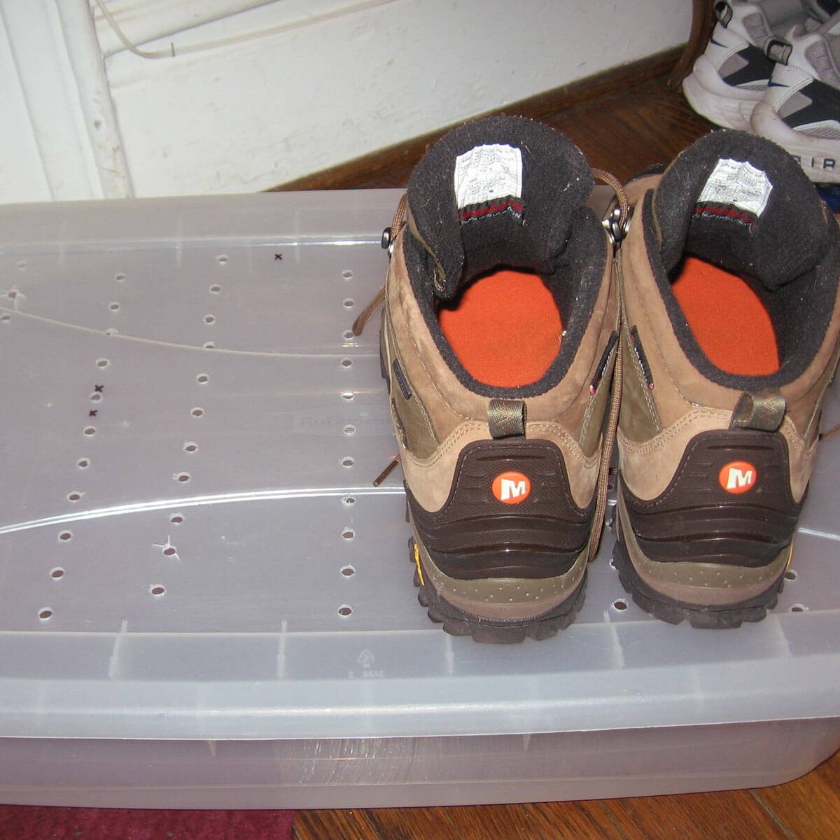 plastic bin boot tray