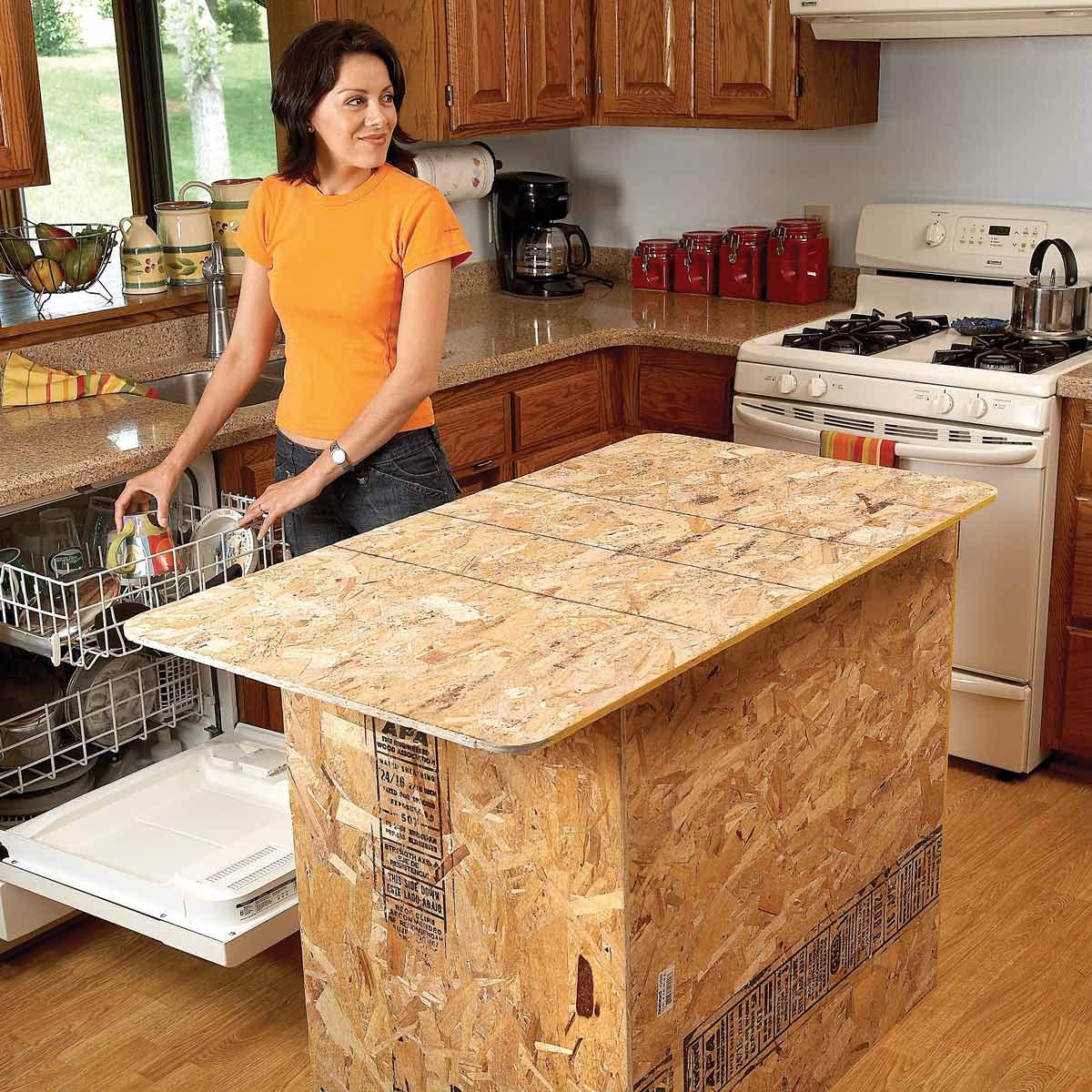 Install A New Island Countertop