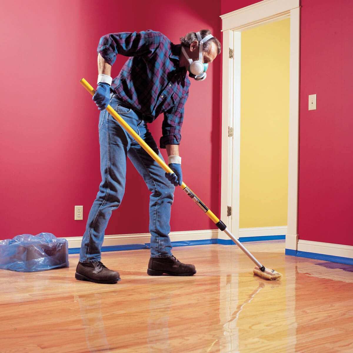 wood floor stain refinishing