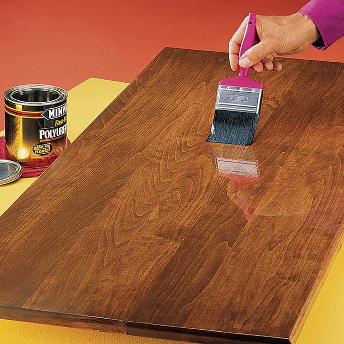 smooth polyurethane finish