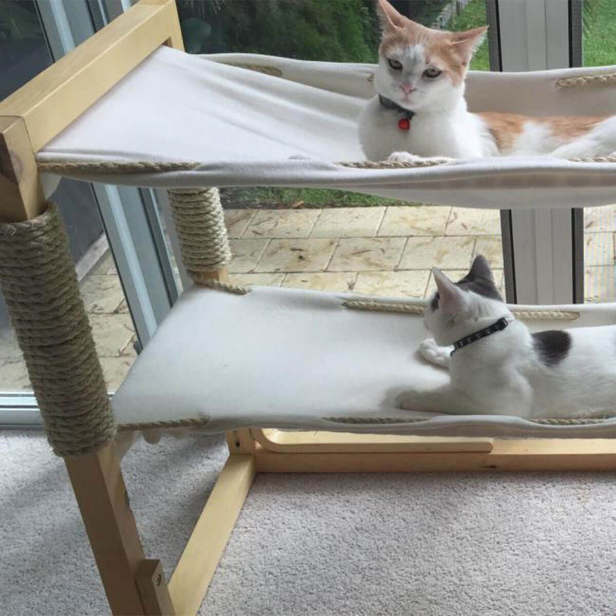 diy cat furniture cat hammock