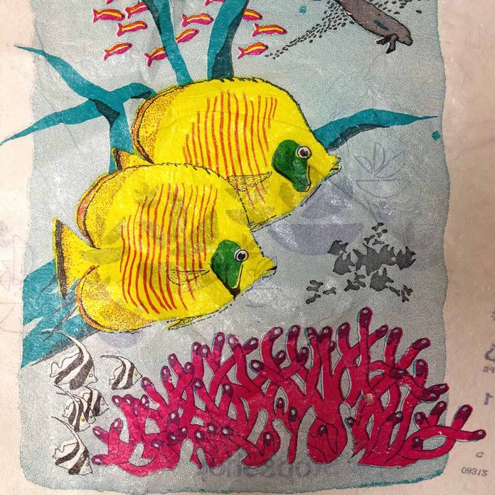 plastic bag coasters