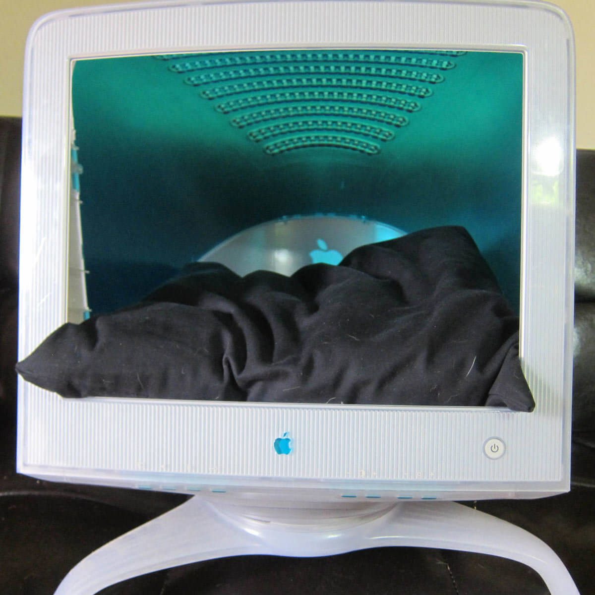 Upcycled Computer Dog Bed