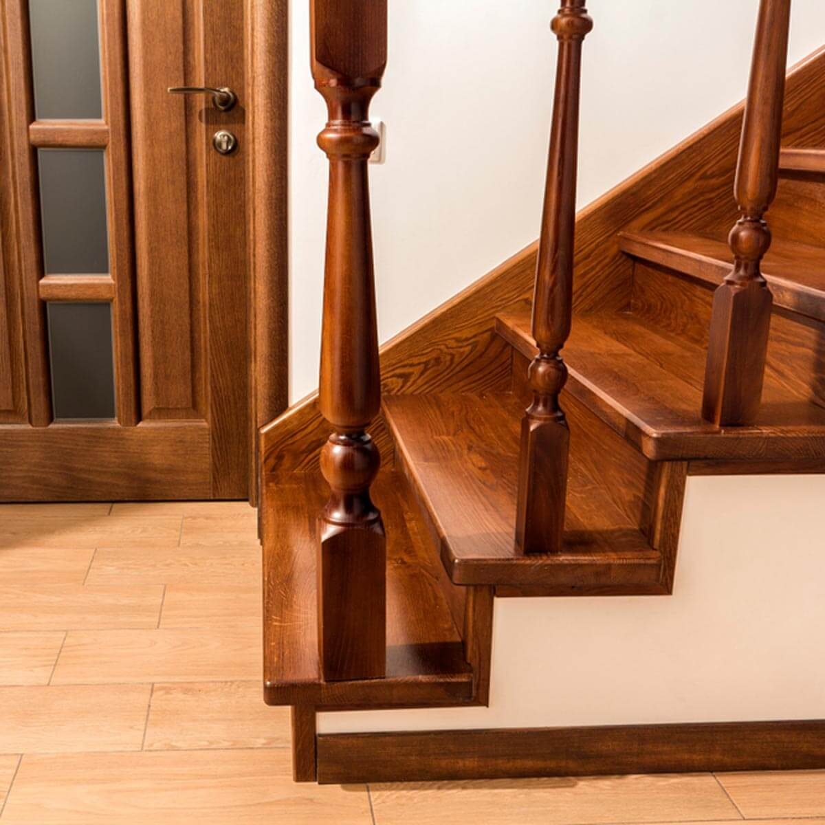 wood staircase