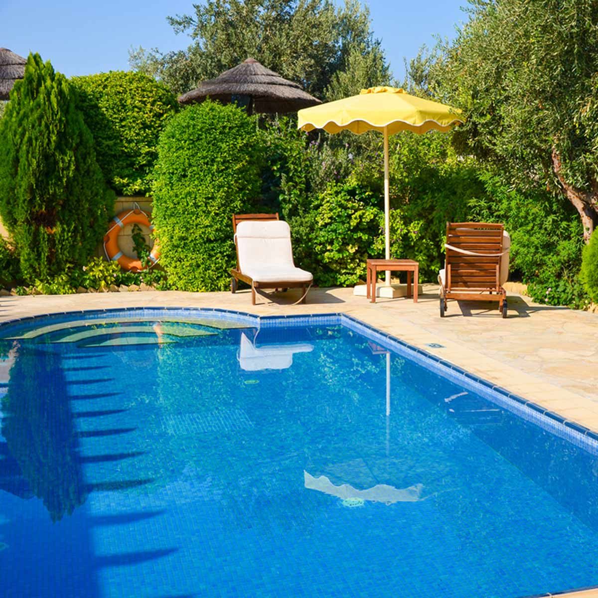 backyard pool patio