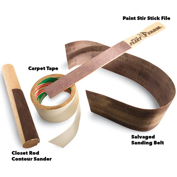 sanding belt recycling parts