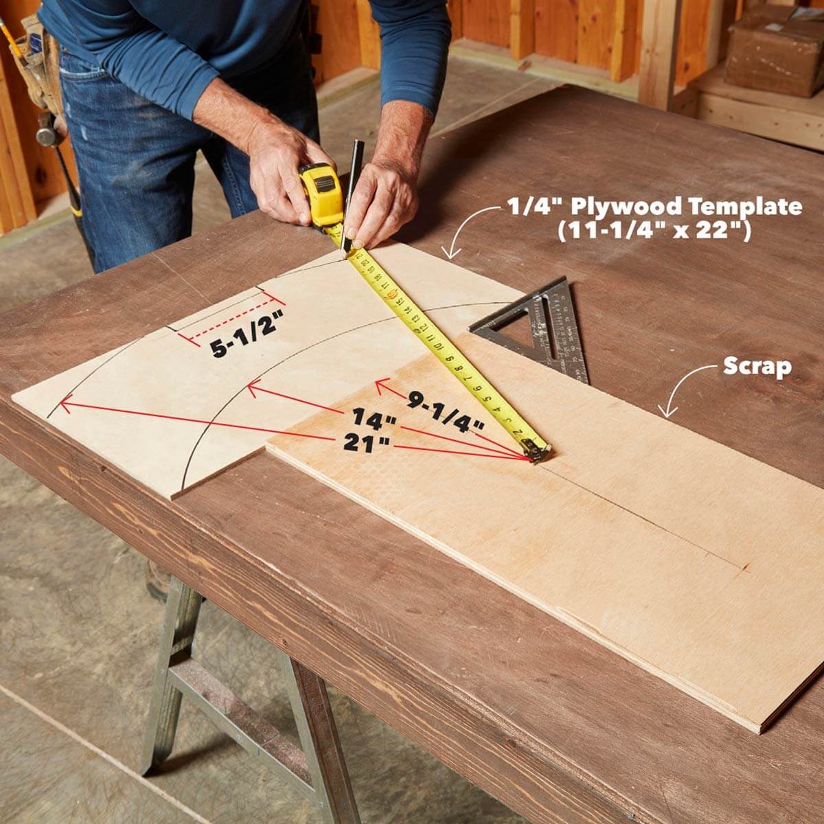 viking table leg template