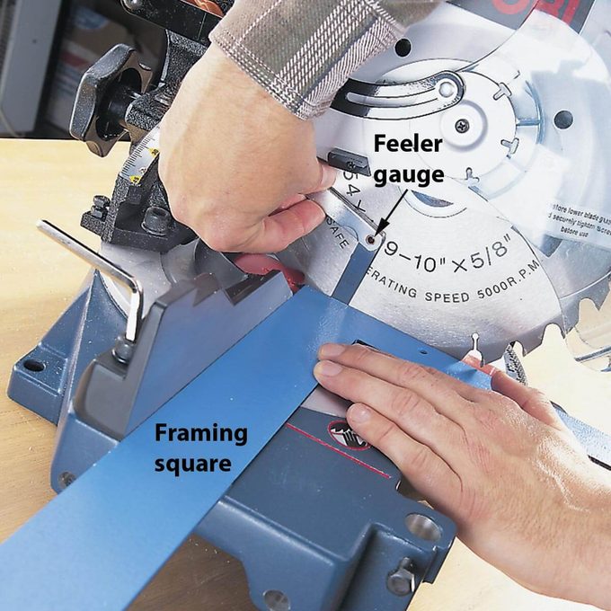 miter saw tuneup