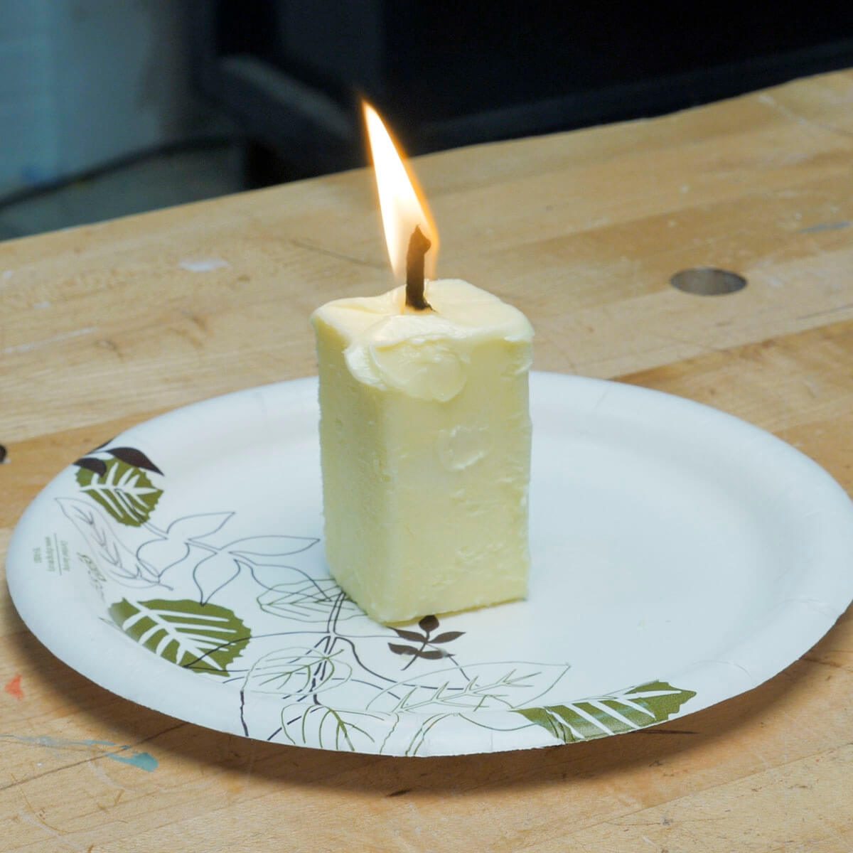 HH emergency candle lit butter