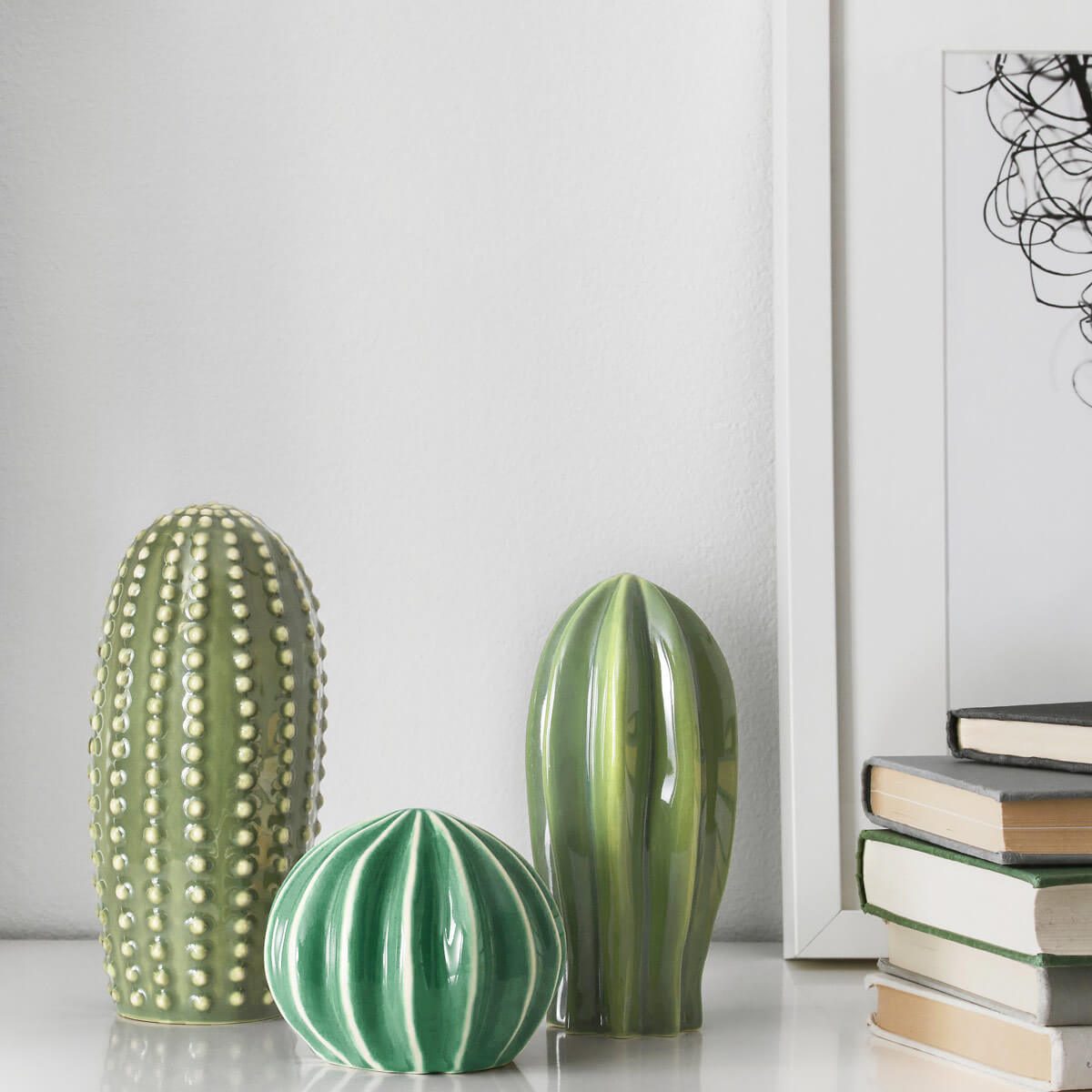 Ceramic Cactus Decorations