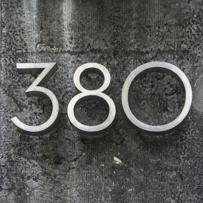 modern house numbers