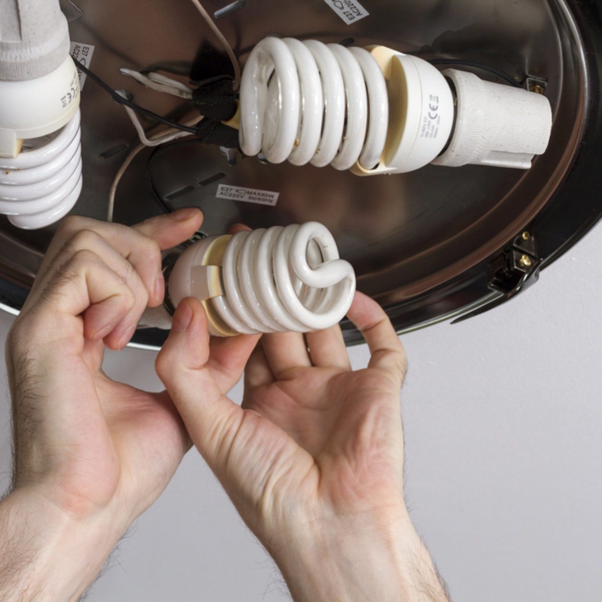 change a LED light bulb
