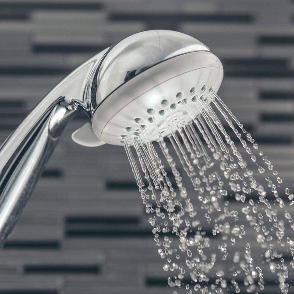 shower head running water