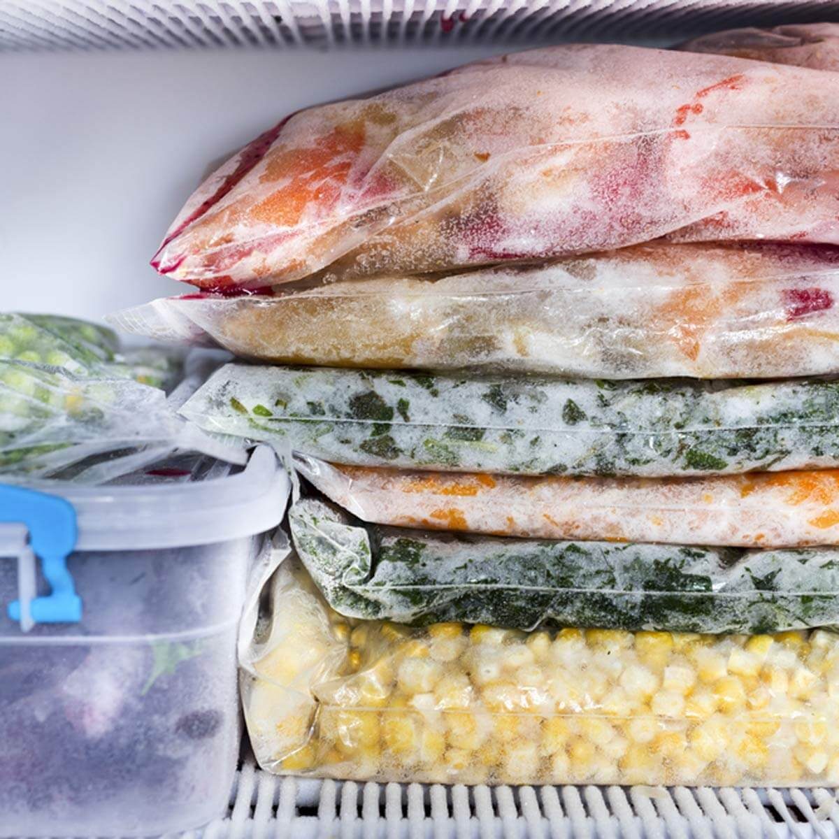 freezer frozen food