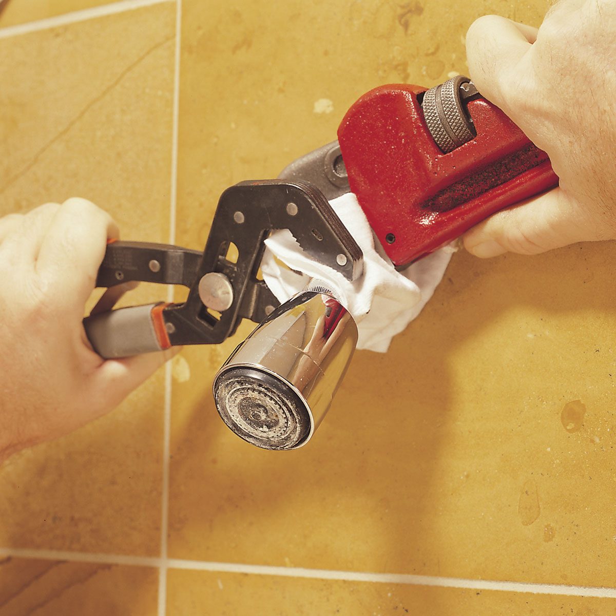 unclog a showerhead