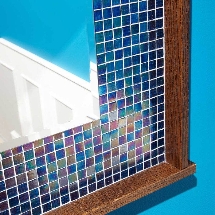 glass tile mirror frame